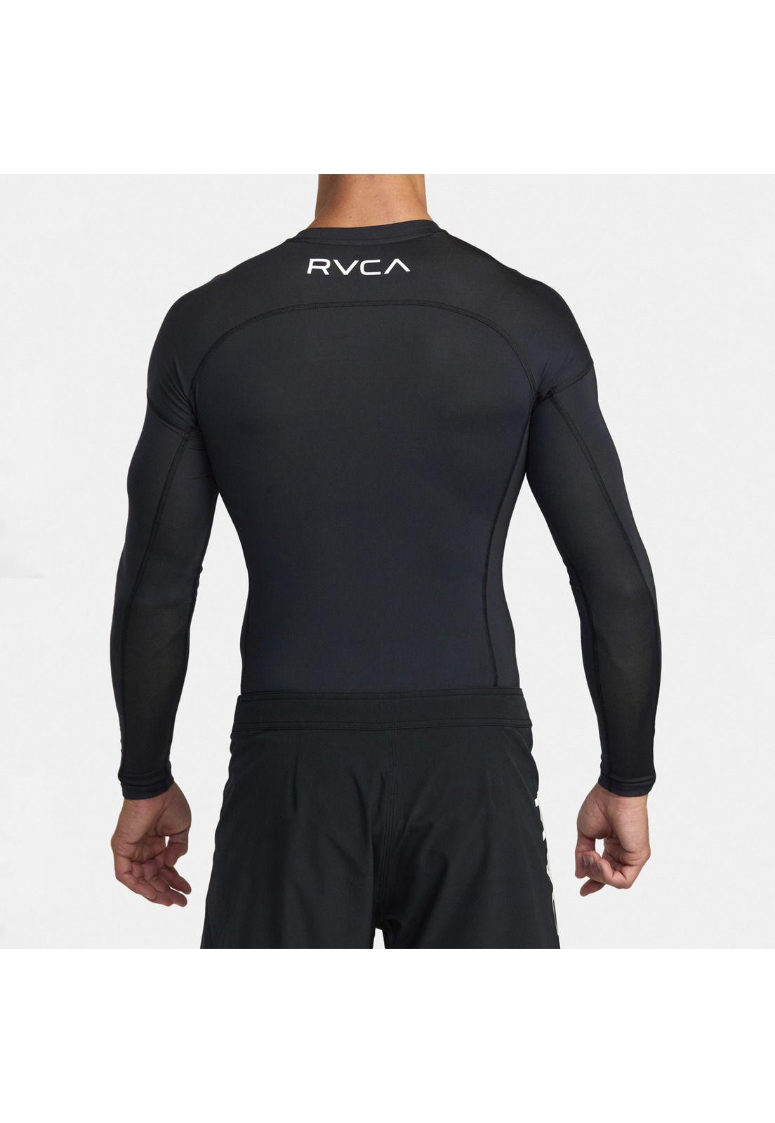 Polera Hombre Sport Rashguard M Sf Negro-1