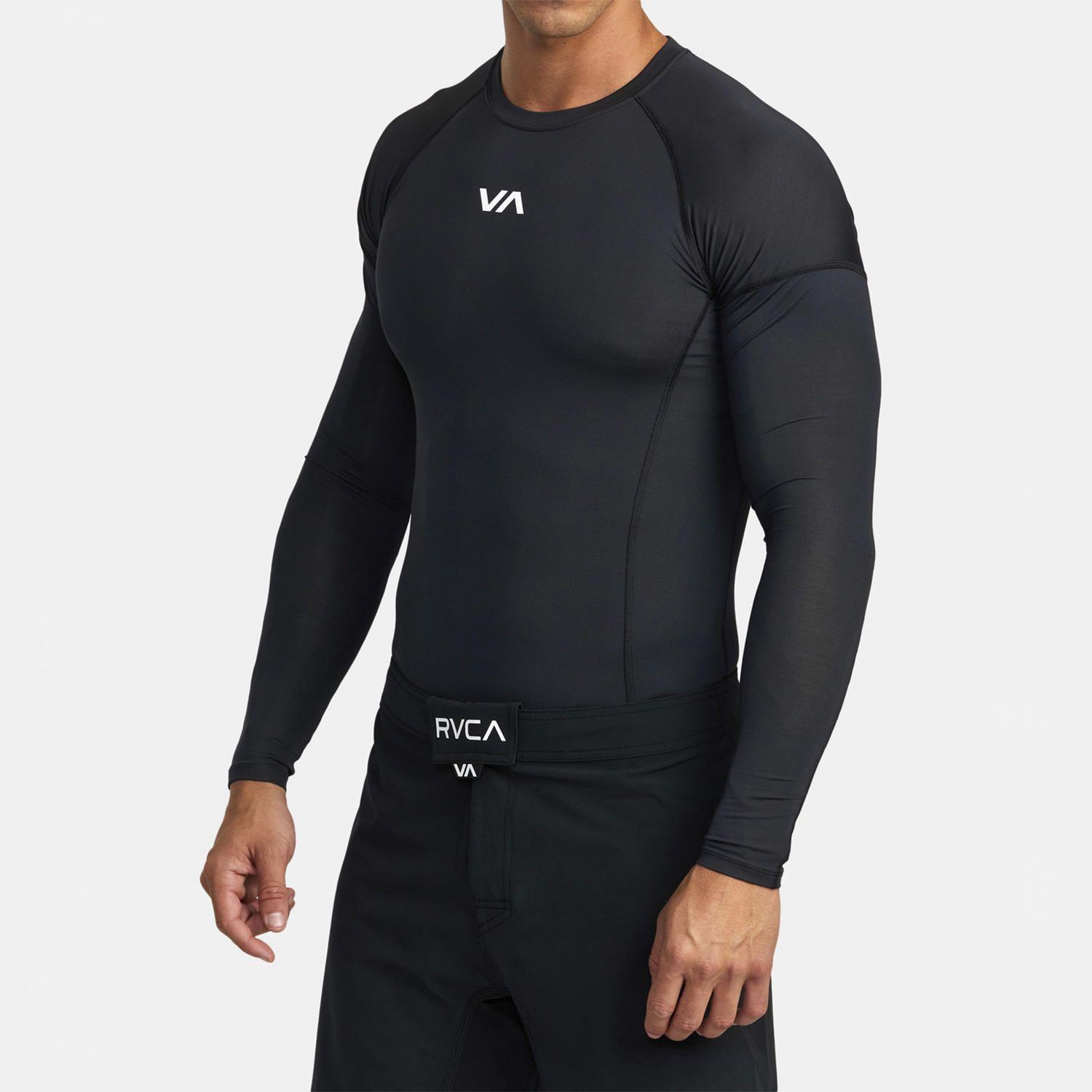 Polera Hombre Sport Rashguard M Sf Negro-0