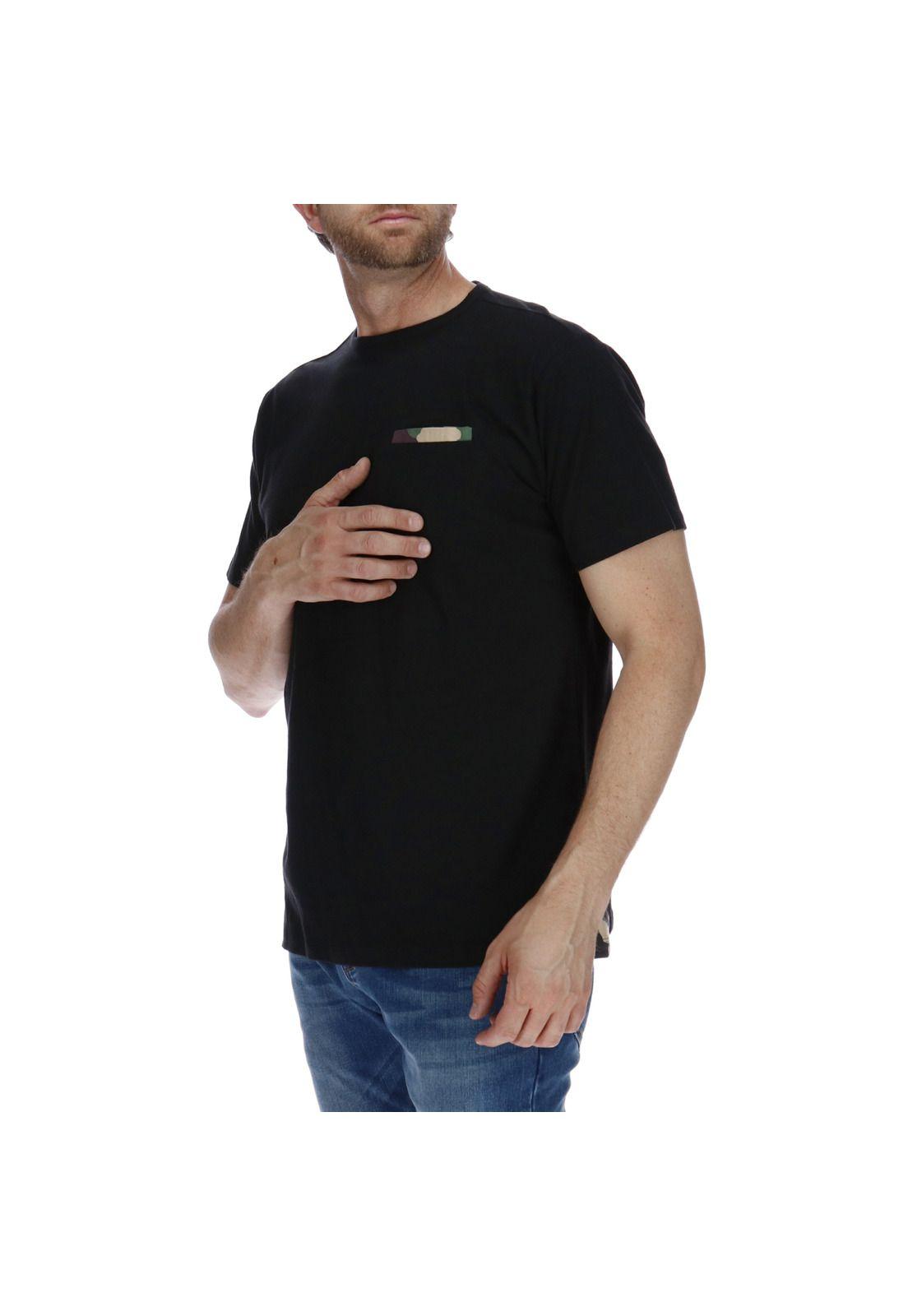 Polera Leaves Trim Negro-1