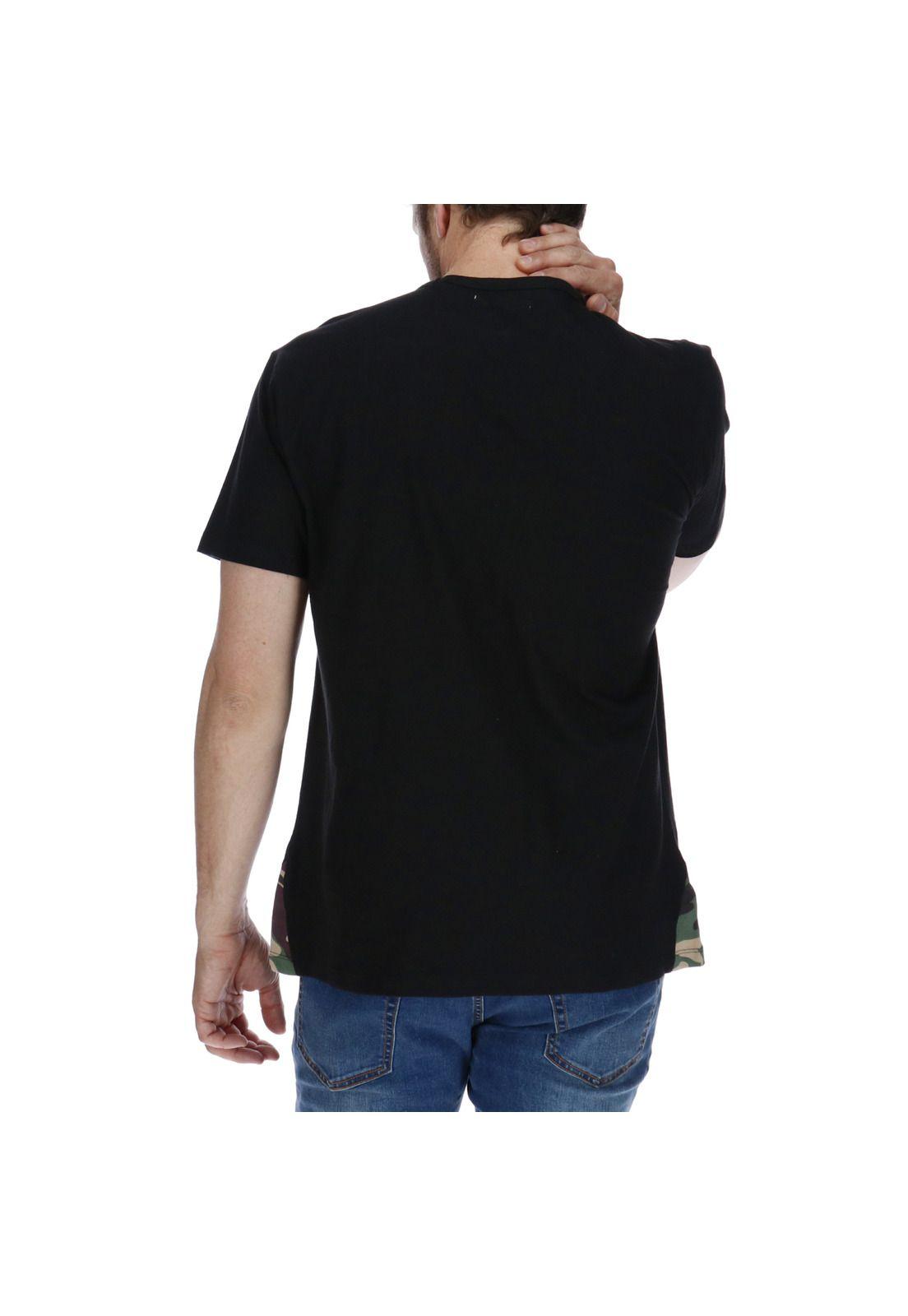 Polera Leaves Trim Negro-2