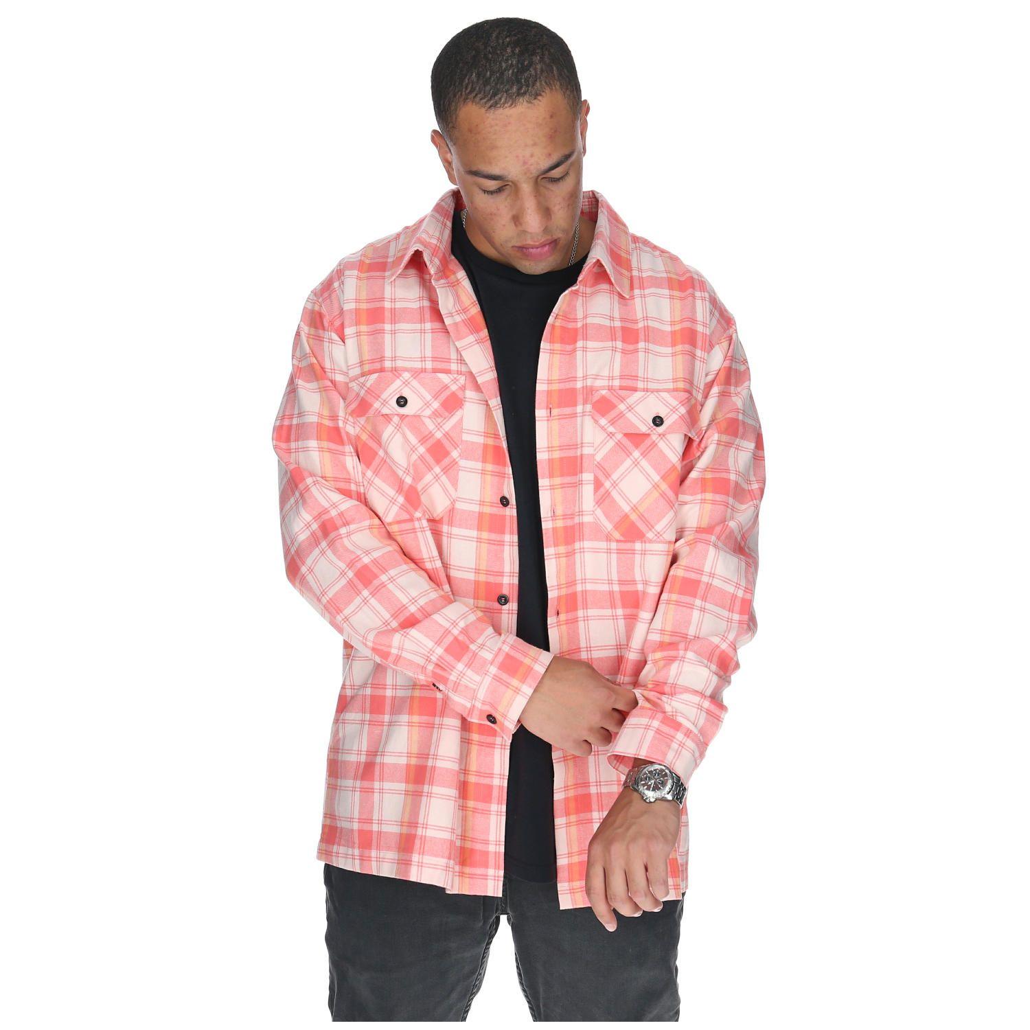 Camisa M/L Hombre Brighton Ii Rojo-1