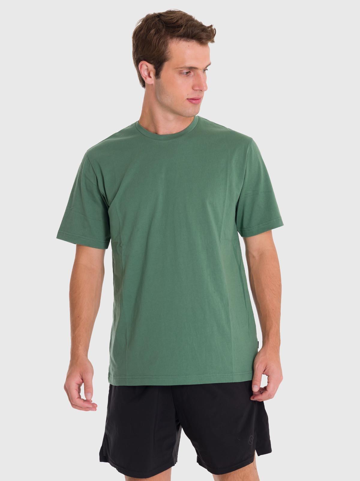 Polera Hombre Printed T-Shirt Verde-0