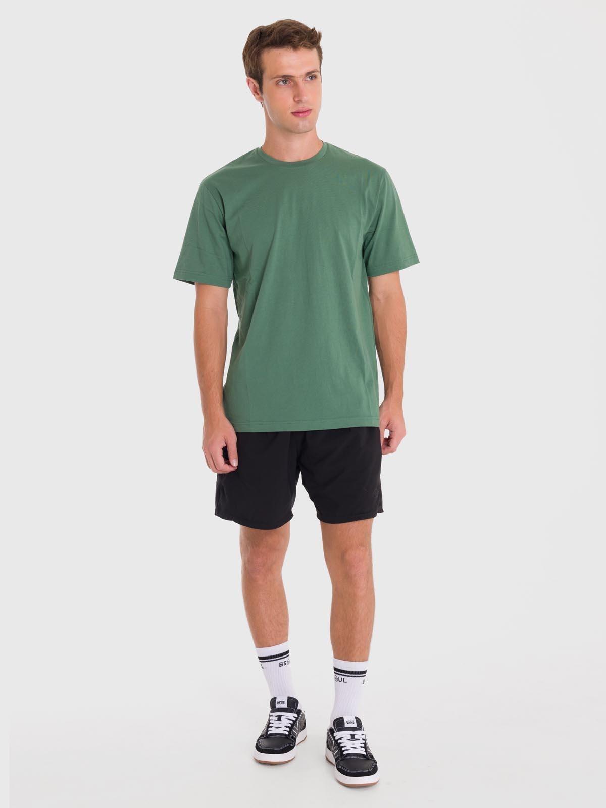 Polera Hombre Printed T-Shirt Verde-1