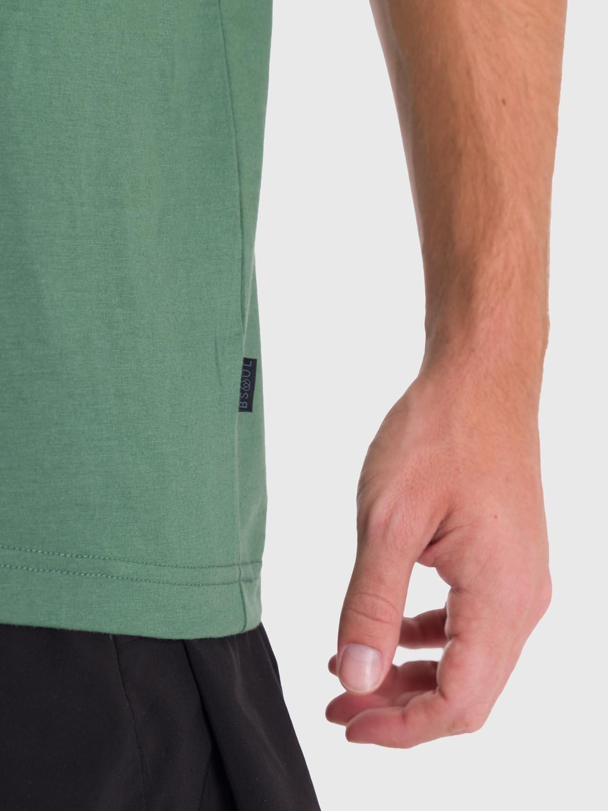 Polera Hombre Printed T-Shirt Verde-5