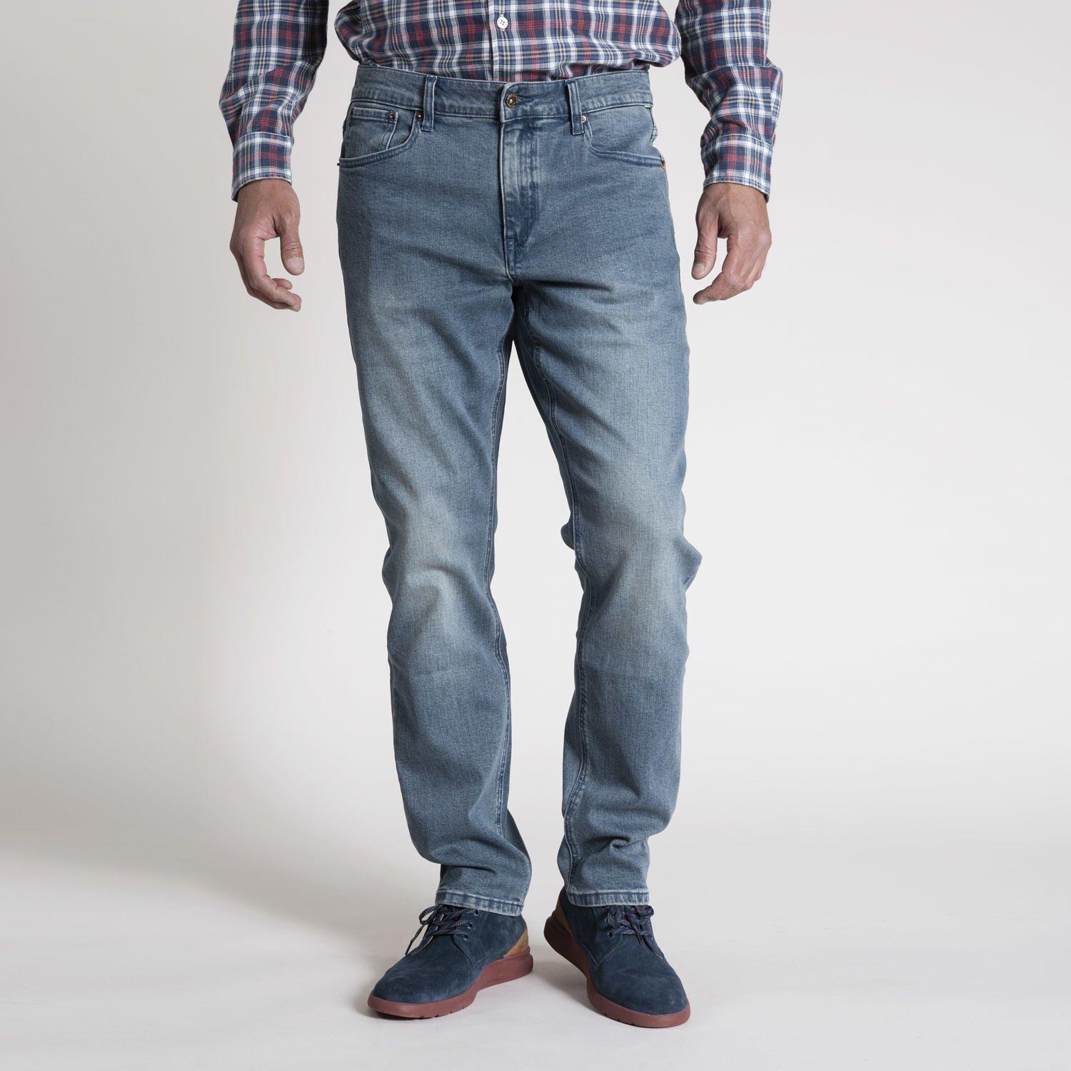 Jeans Masculino Tommy Algodón Azul-0