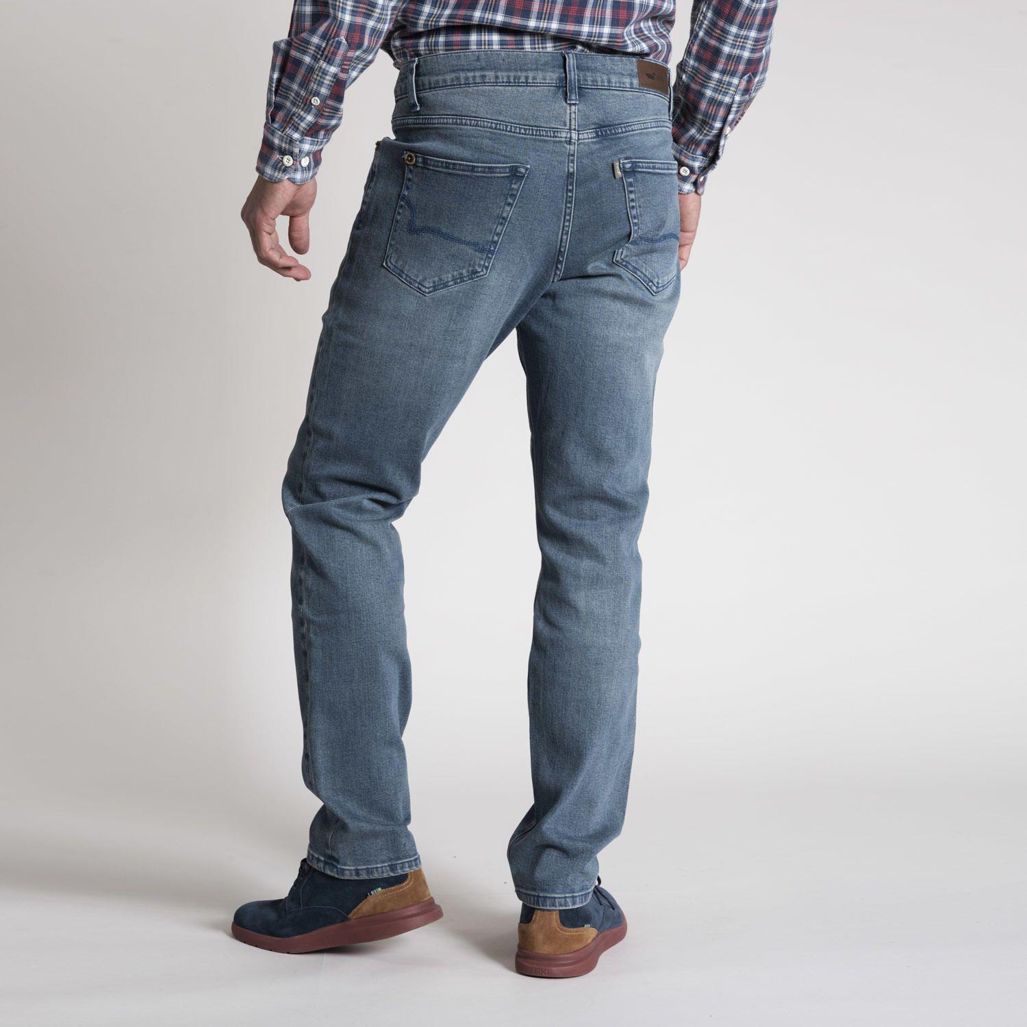 Jeans Masculino Tommy Algodón Azul-2