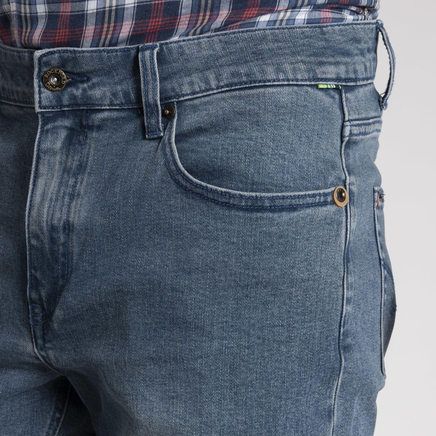 Jeans Masculino Tommy Algodón Azul-3