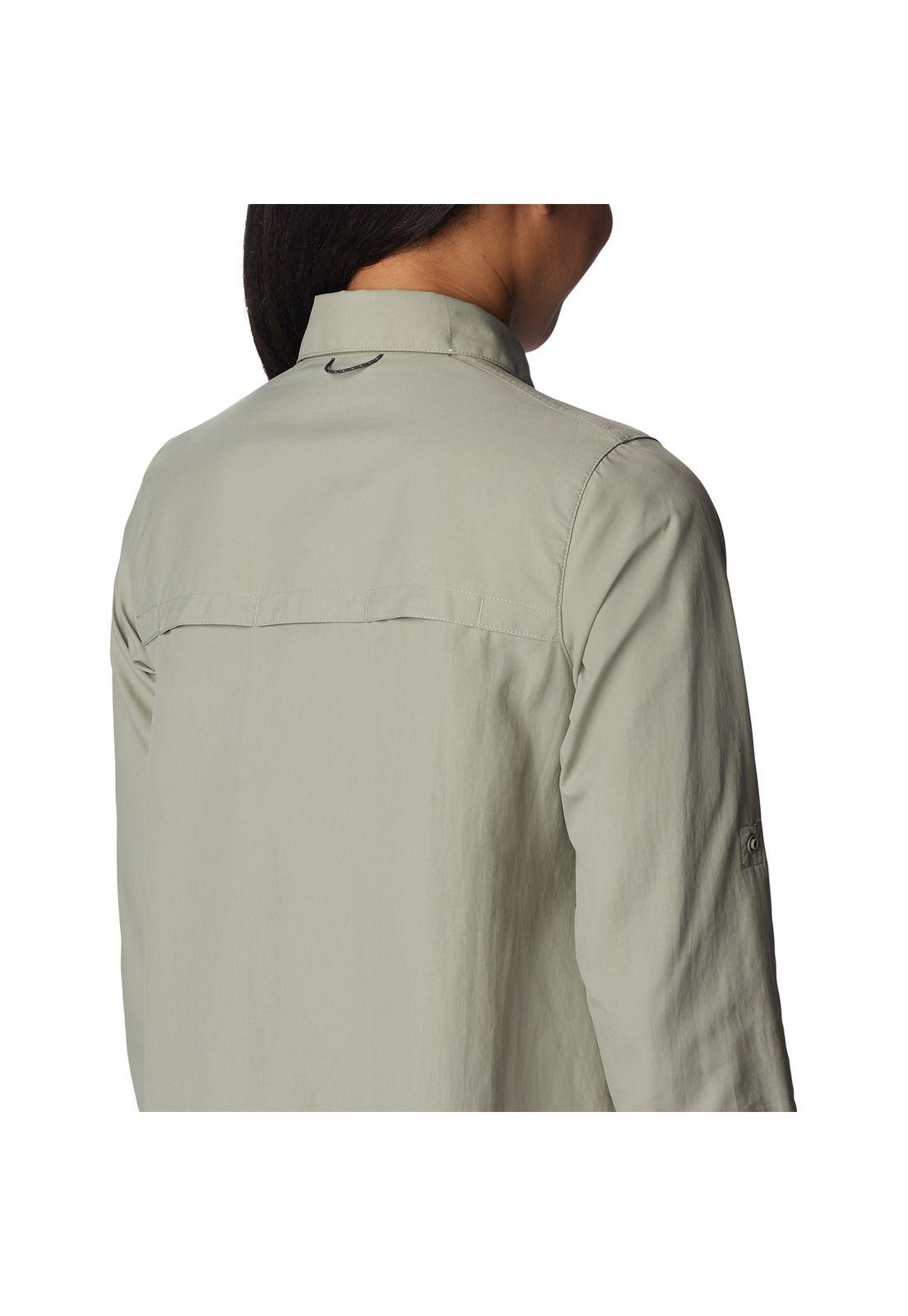 Camisa Silver Ridge 3.0 Ls Verde Musgo Mujer-4