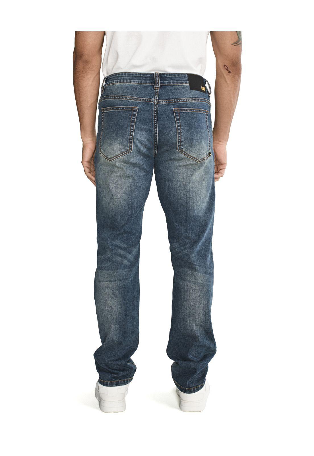 Jeans Casual Triblend Stretch Den Azul Hombre-6