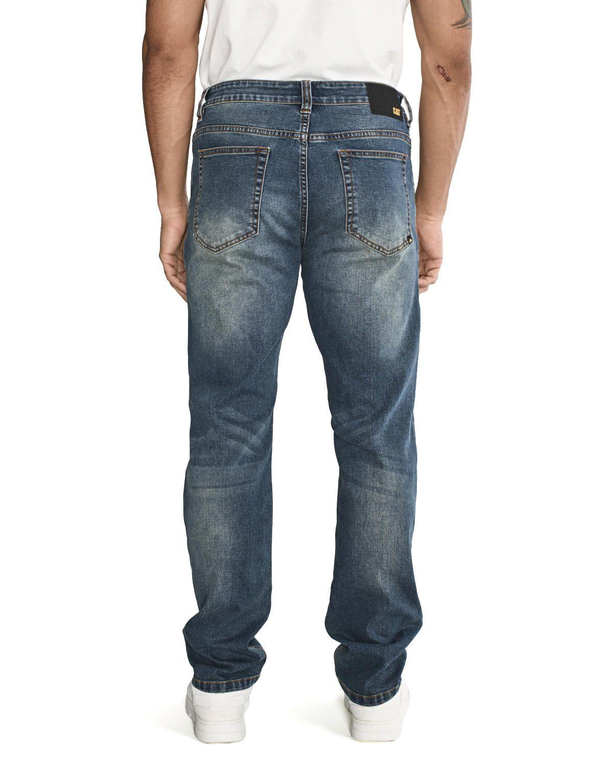 Jeans Casual Triblend Stretch Den Azul Hombre-6