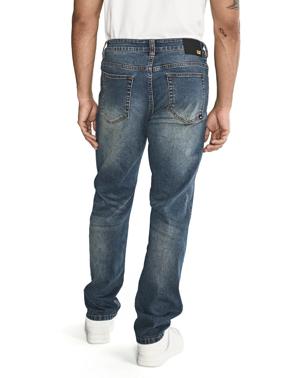 Jeans Casual Triblend Stretch Den Azul Hombre-7
