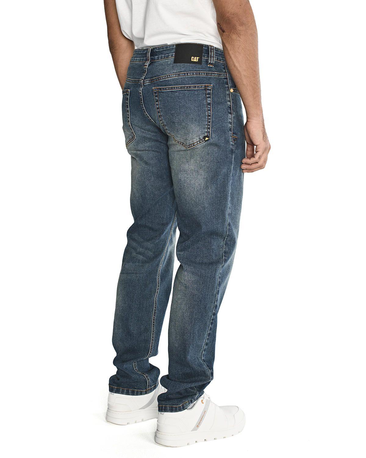 Jeans Casual Triblend Stretch Den Azul Hombre-8
