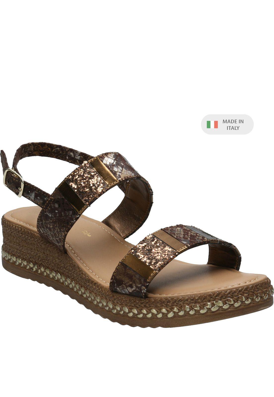 Sandalia Mujer Geo Café-0