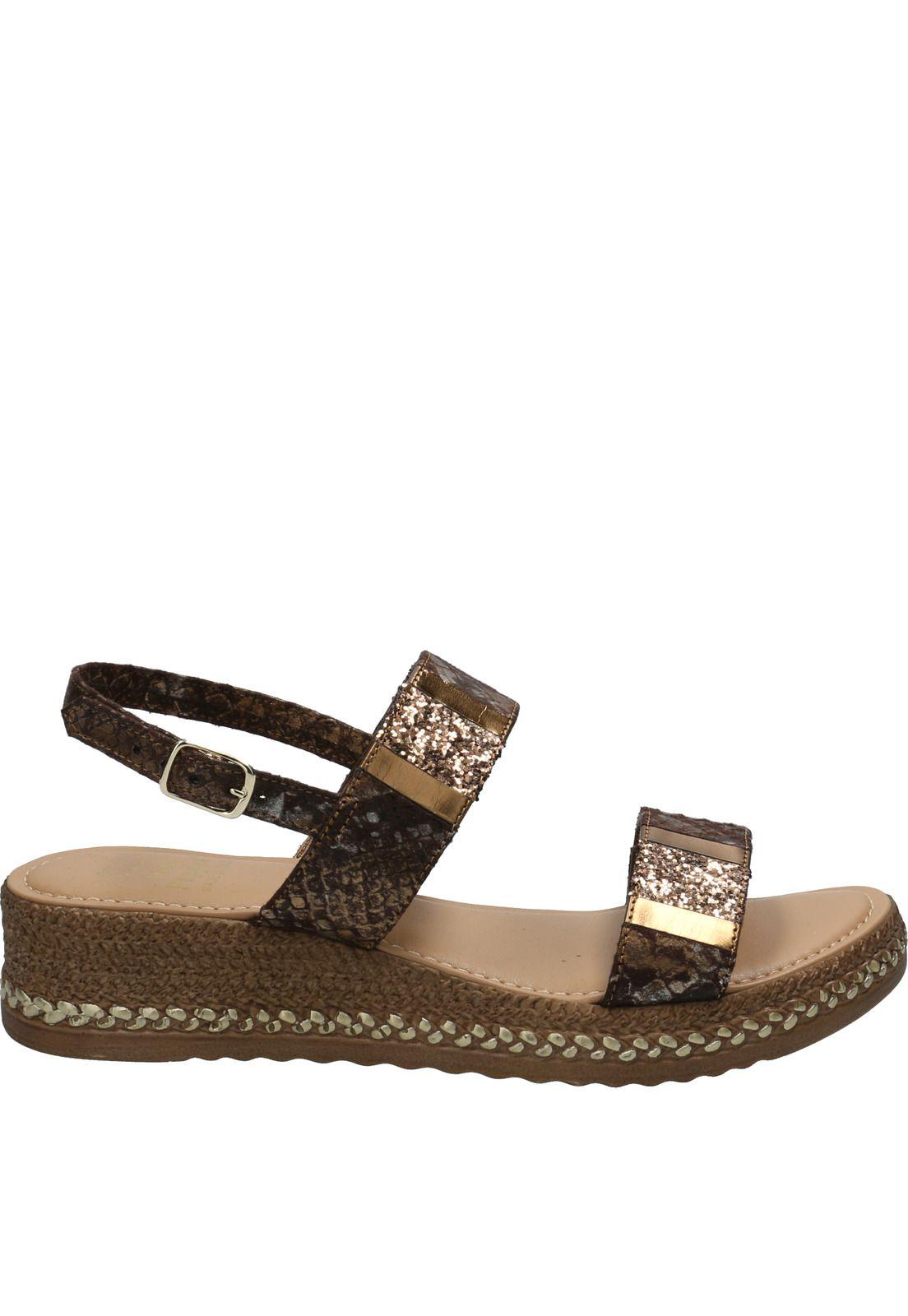 Sandalia Mujer Geo Café-1