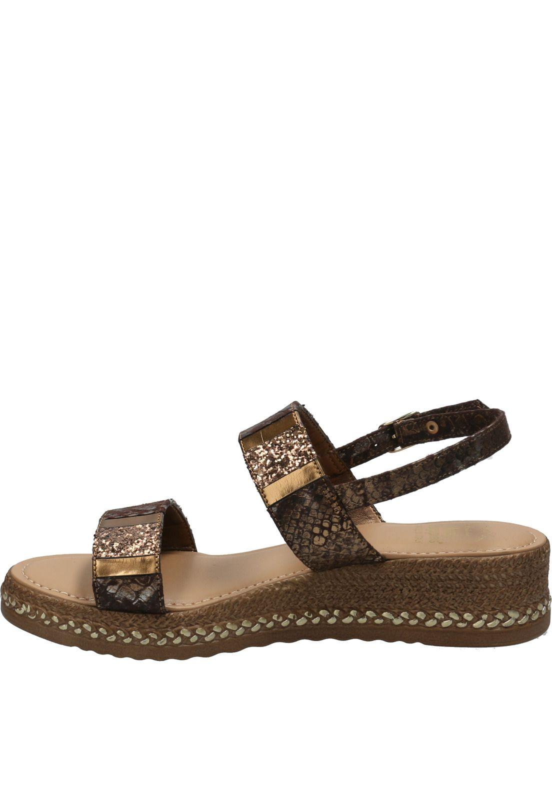 Sandalia Mujer Geo Café-4