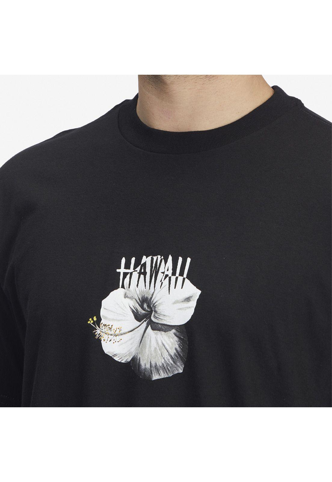 Polera M/C Hombre Kamea HawaII Negro-3