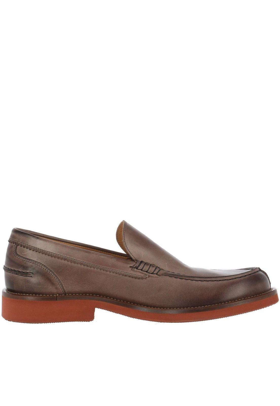 Slip On Cuero Asimov Café-0