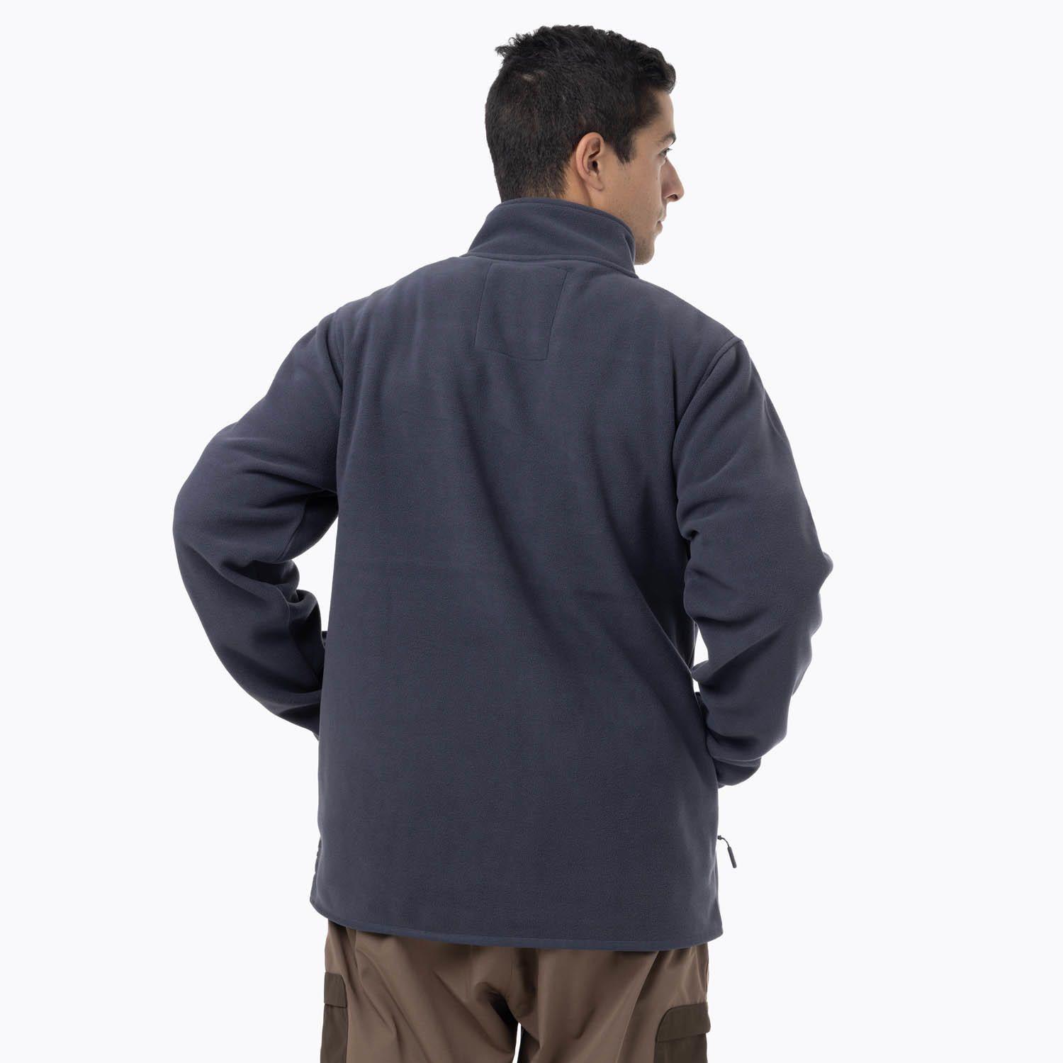 Polar Hombre Deches Snap Microfleece  Azul-3