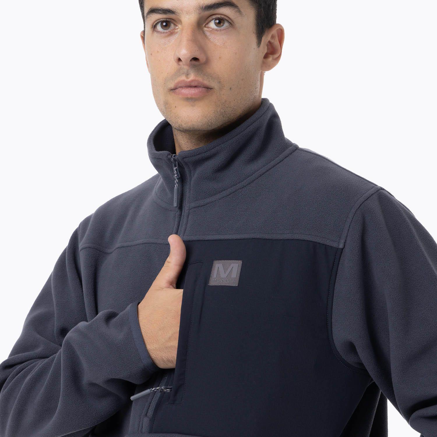 Polar Hombre Deches Snap Microfleece  Azul-5