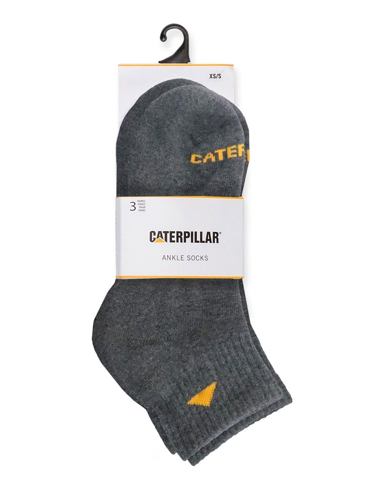 Pack 3 Calcetines Cortos Unisex Basics Gris Oscuro-1