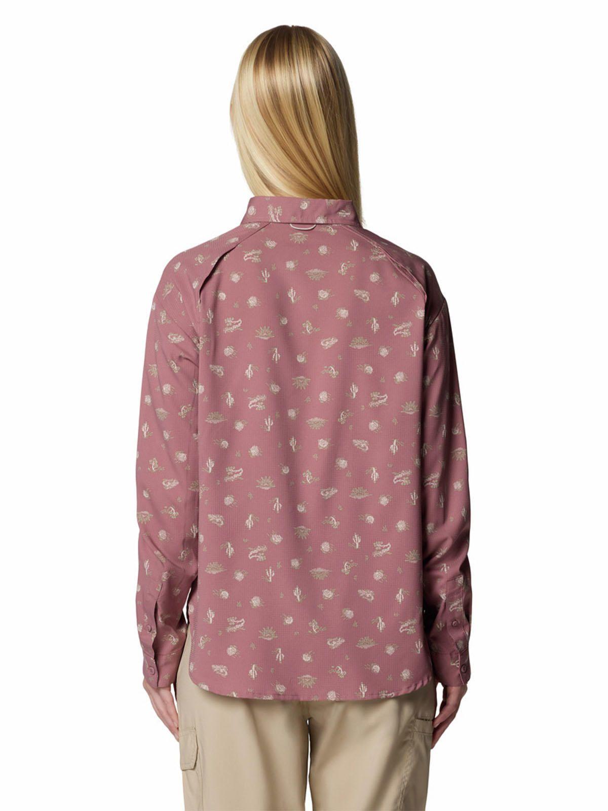 Camisa M/L Mujer Silver Ridge Pattern Morado-3