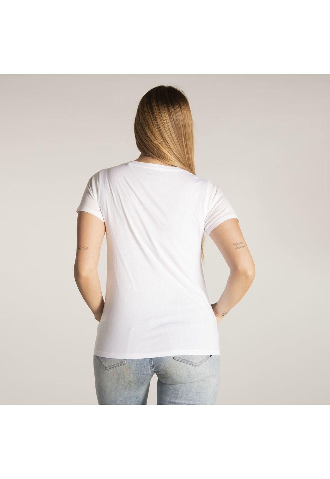 Polera M/C Mujer W Filled Hearts Tee Blanco-2