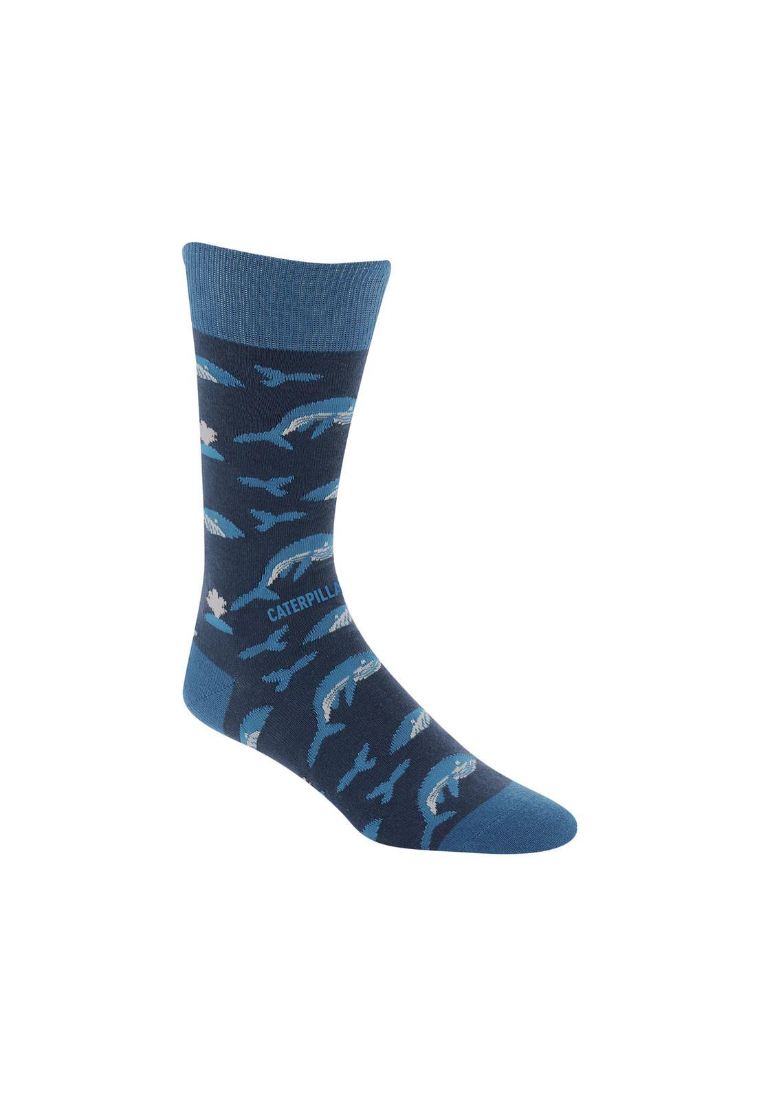 Calcetin Whales Fashion Azul Marino Cat-0