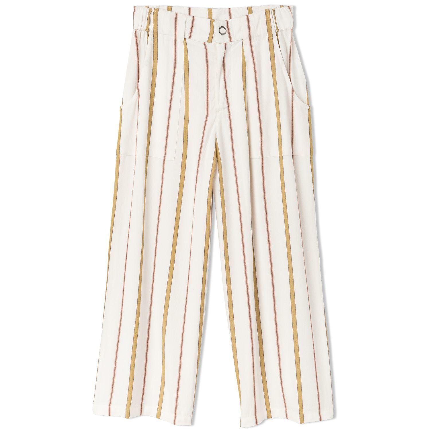 Pantalon Femenino Fully Noted Blanco-0