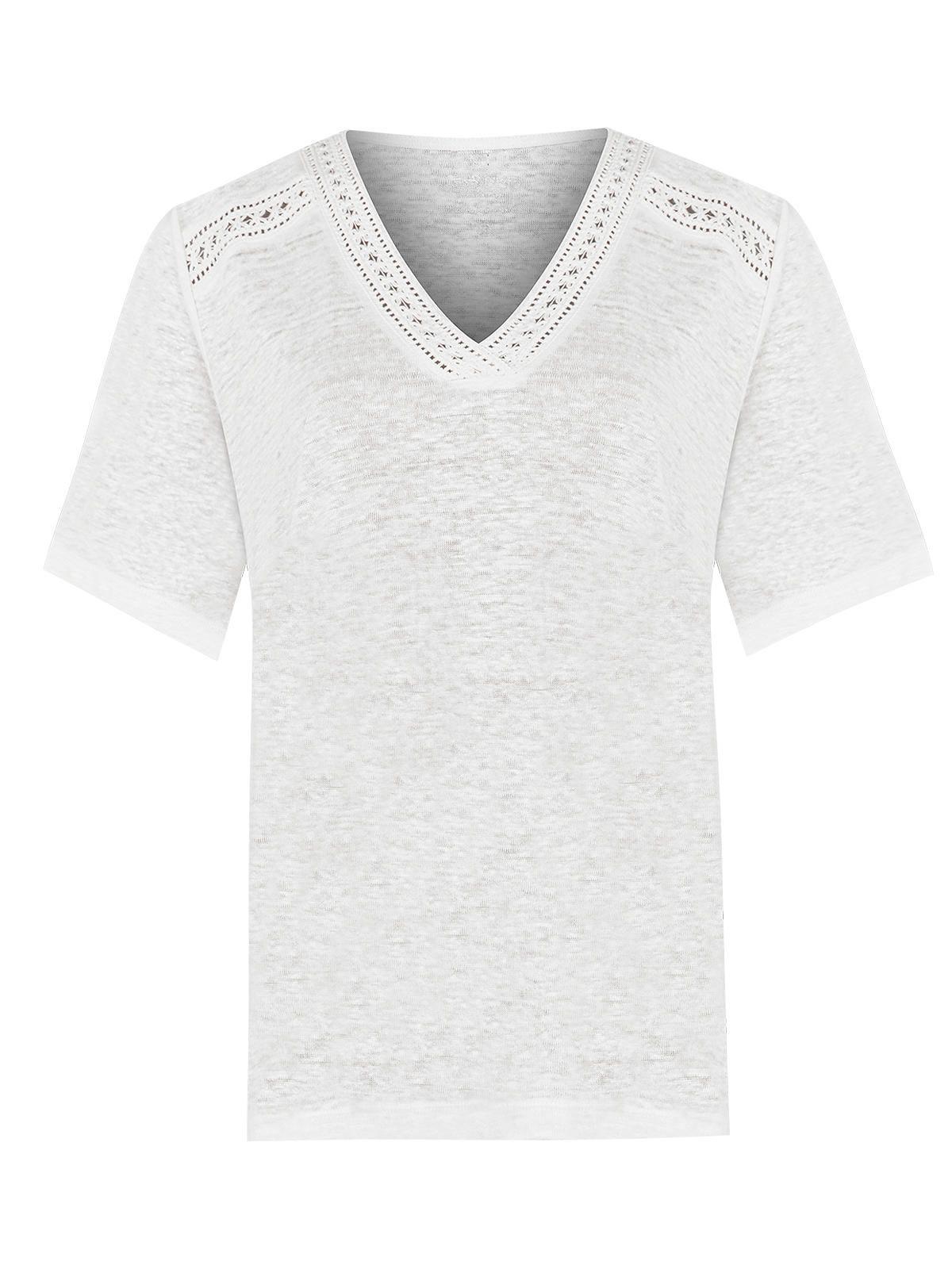 Polera Lino Orgánico Beige Remini Mujer -0
