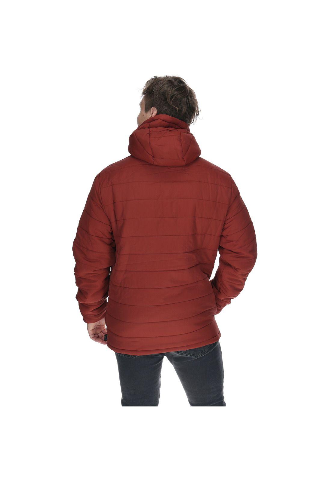 Parka Hombre Daily Puffer Rojo-3