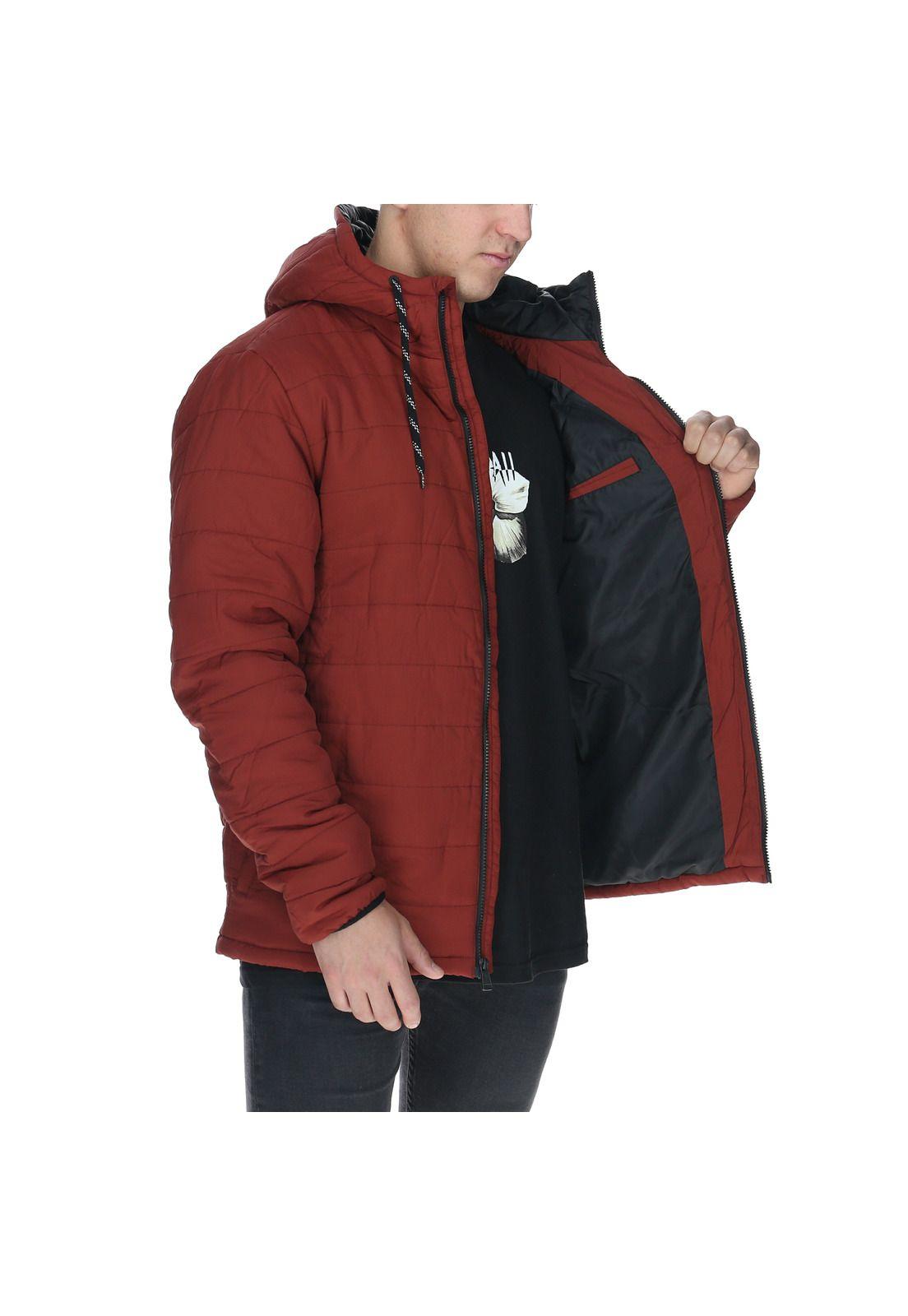 Parka Hombre Daily Puffer Rojo-6