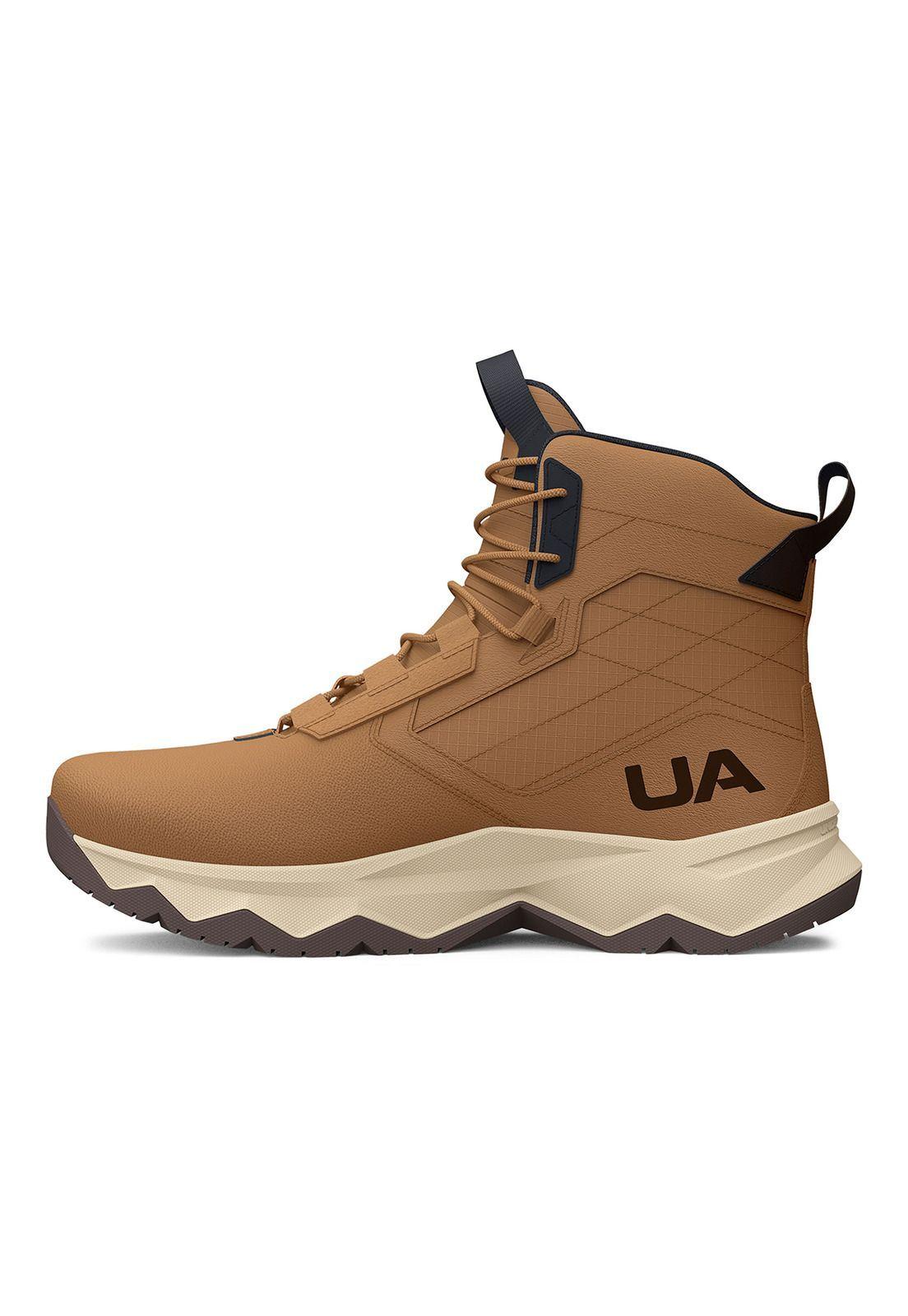 Zapatos táctico UA Stellar G2 de 6" para hombre Café-1