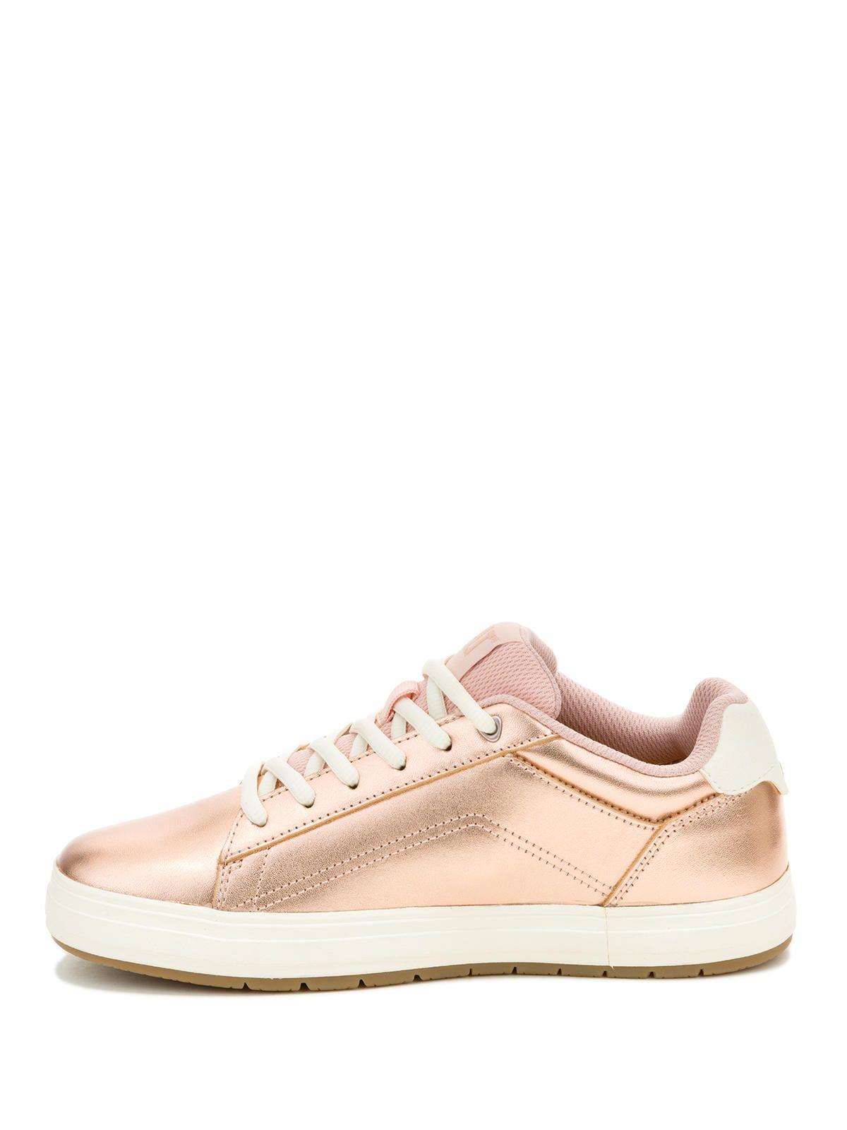 Zapatilla Cuero Mujer Imply Rosado-3
