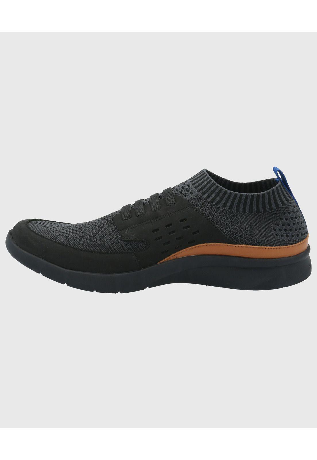 Zapatilla Knit Hombre Martin 3 Negro-5