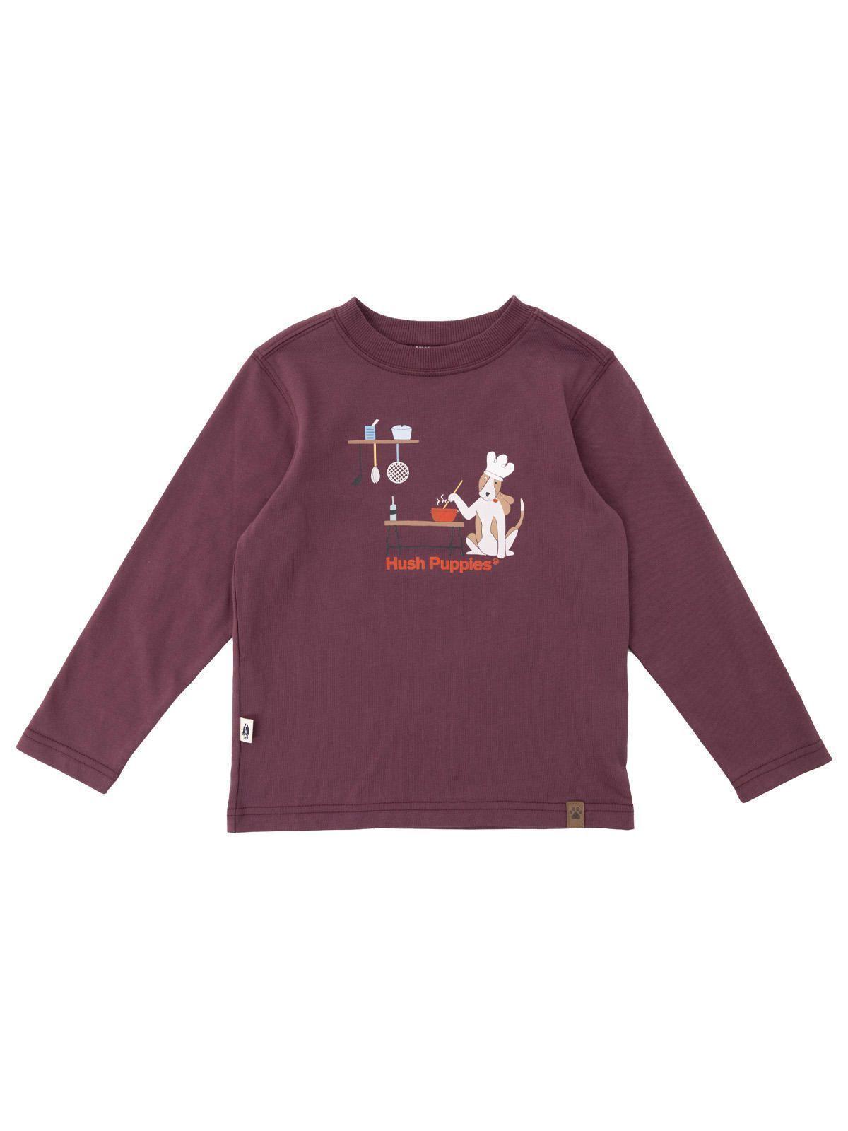 Polera Manga Larga Imagine Niño Rojo-0