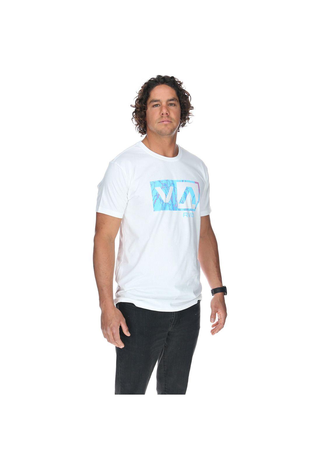 Polera M/C Hombre Balance Box Ss Blanco-3