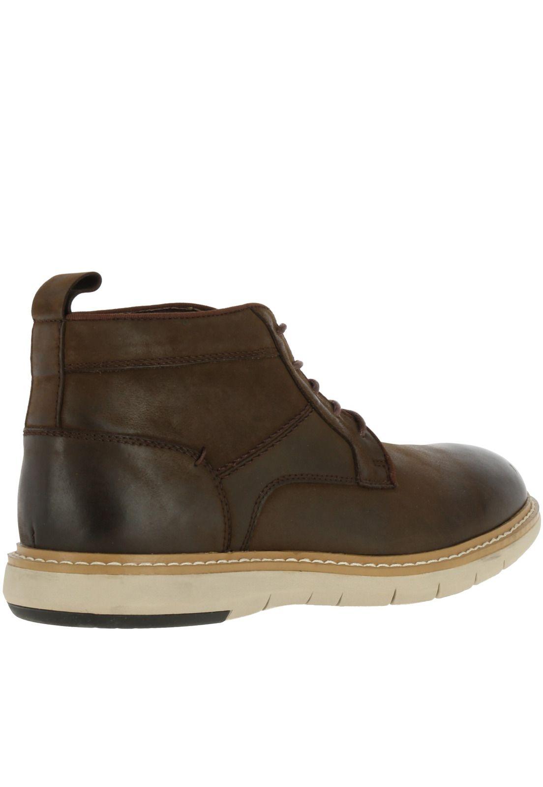 Botin Cuero Hombre Jackson Café-4