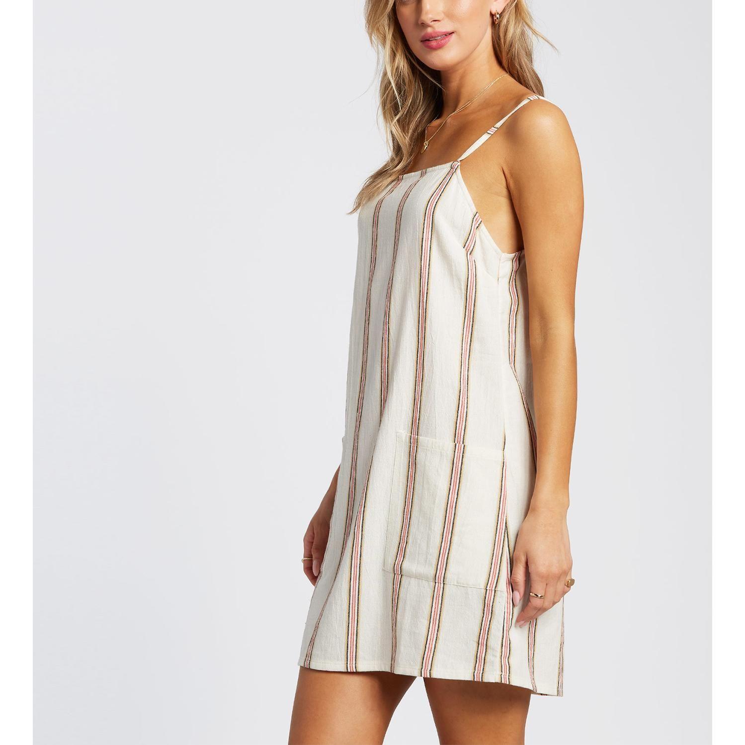 Vestido  Straight Round Blanco Mujer-1