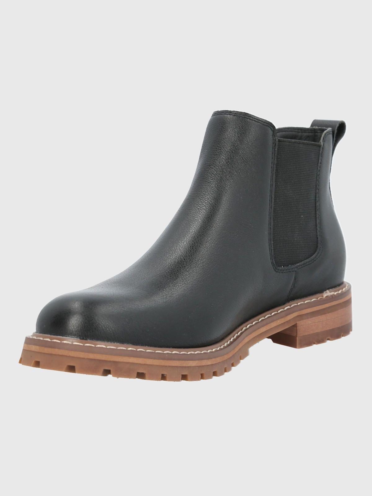 Botin Cuero Mujer Leri Chelsea Negro-4