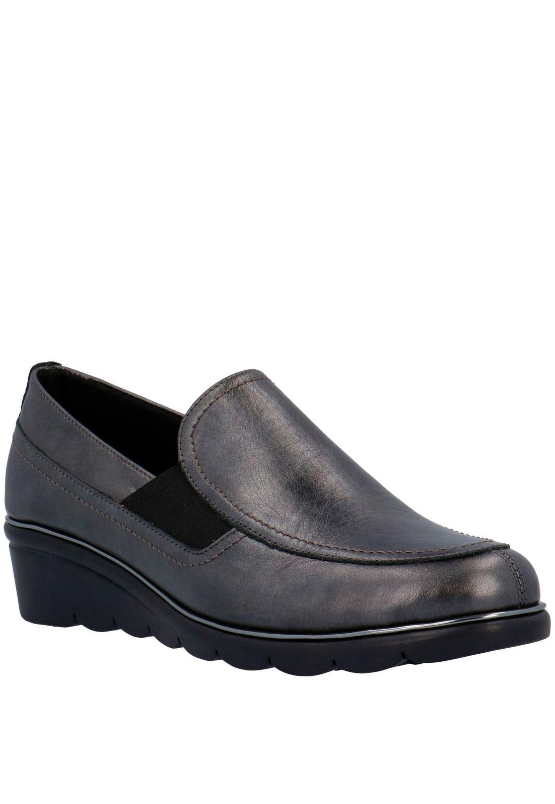 Zapato Mujer Cuero Boombox Plateado-0