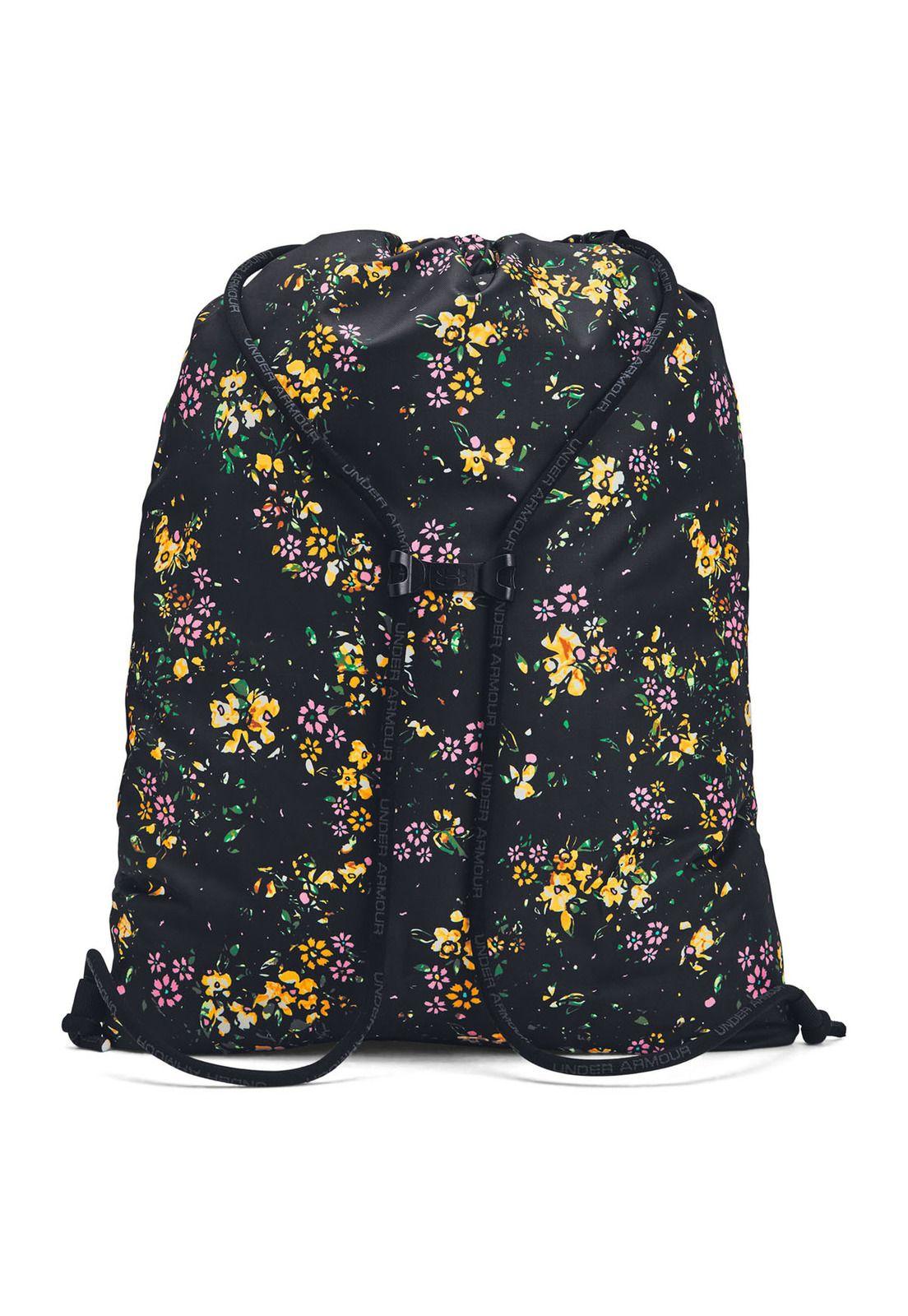 Mochila unisex UA Innegable Flower Negro-1