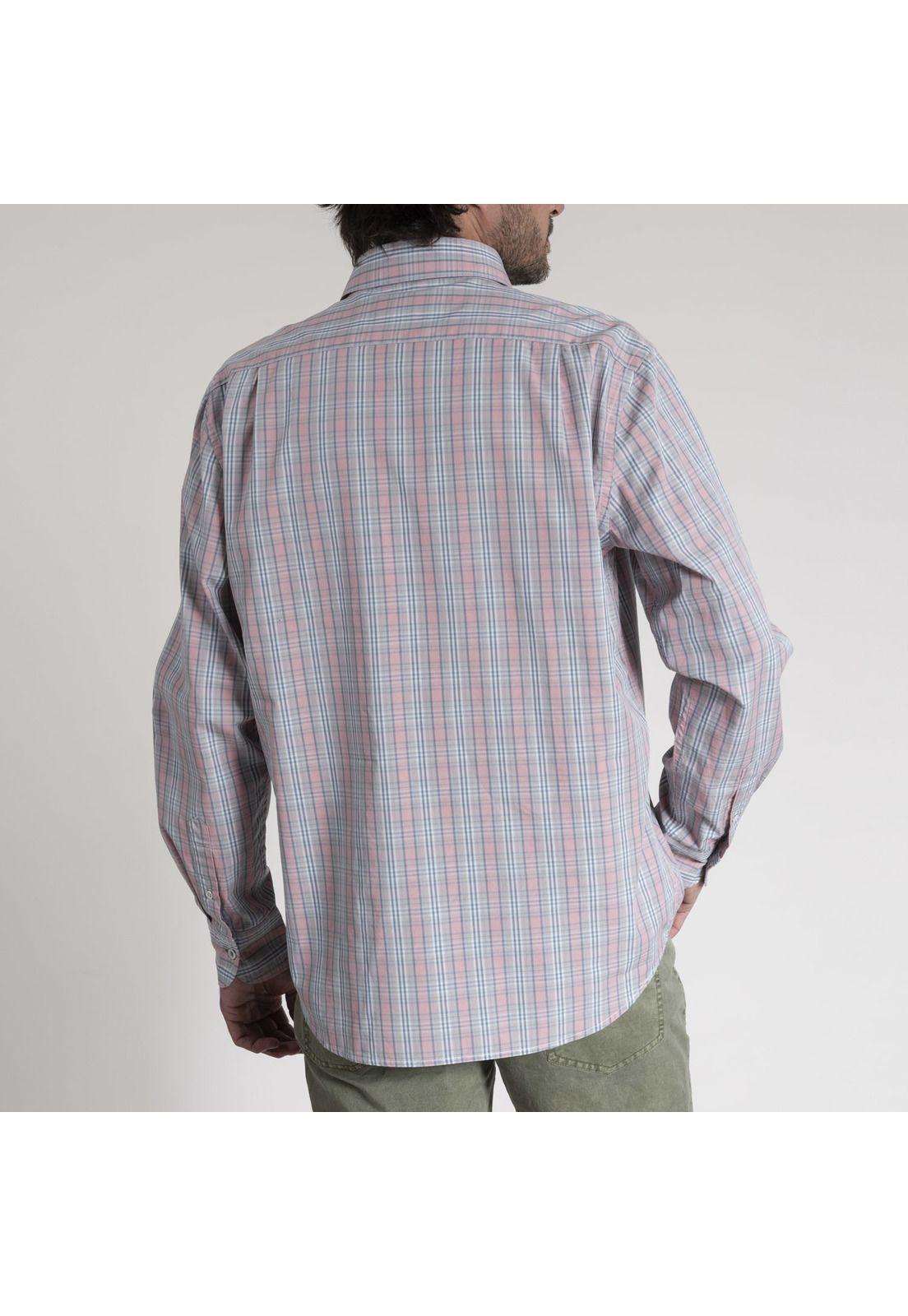 Camisa Masculino Galiana Aldogón Orgánico  Rosa-3