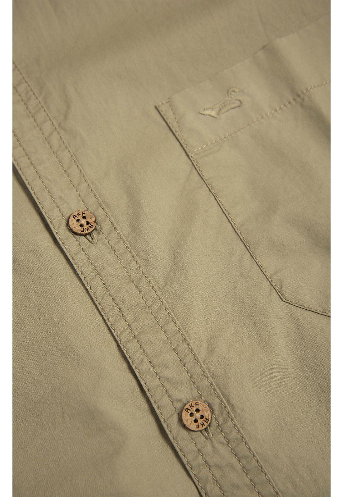 Camisa Algodón Orgánico Hombre Galiton Verde-1