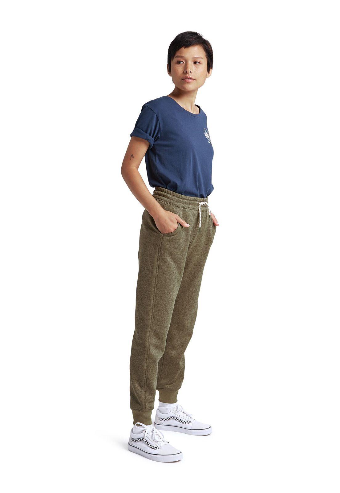 Pantalon Jogger Oak Mujer Verde Burton-0