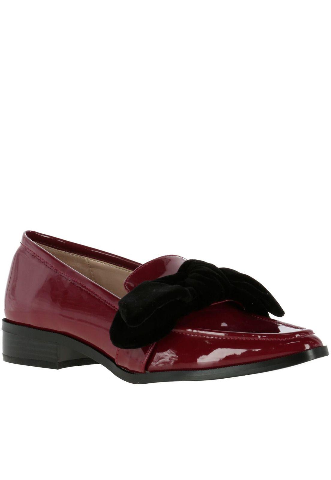 Mocasin Weeping Burdeo Mujer-0