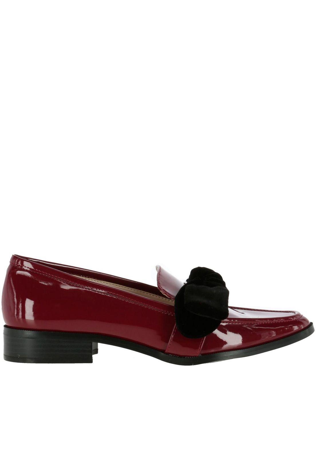 Mocasin Weeping Burdeo Mujer-2