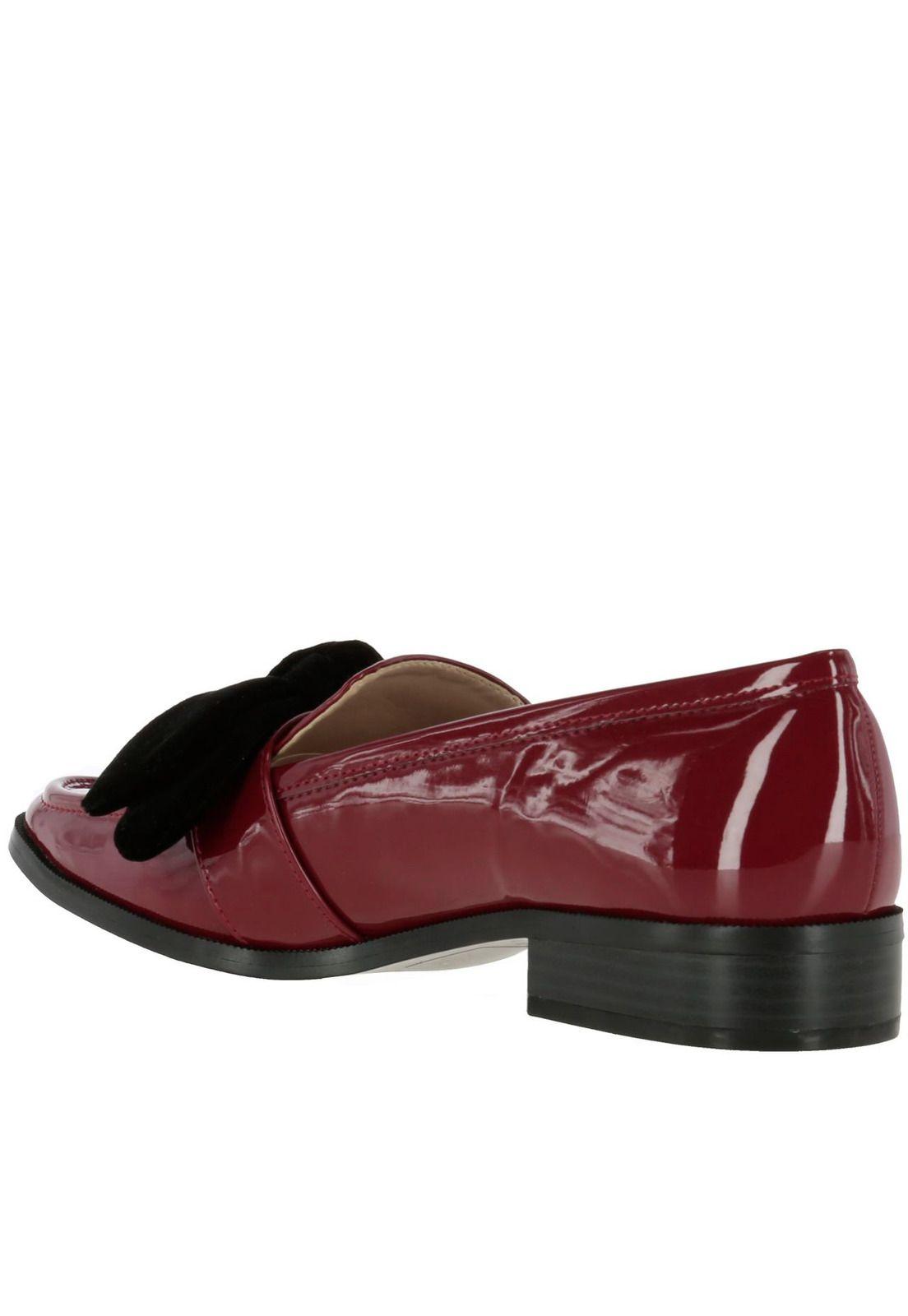 Mocasin Weeping Burdeo Mujer-4