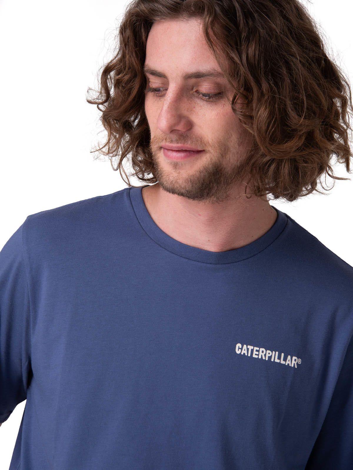 Polera Manga Corta Call Of The Wild Gra Hombre Azul-4