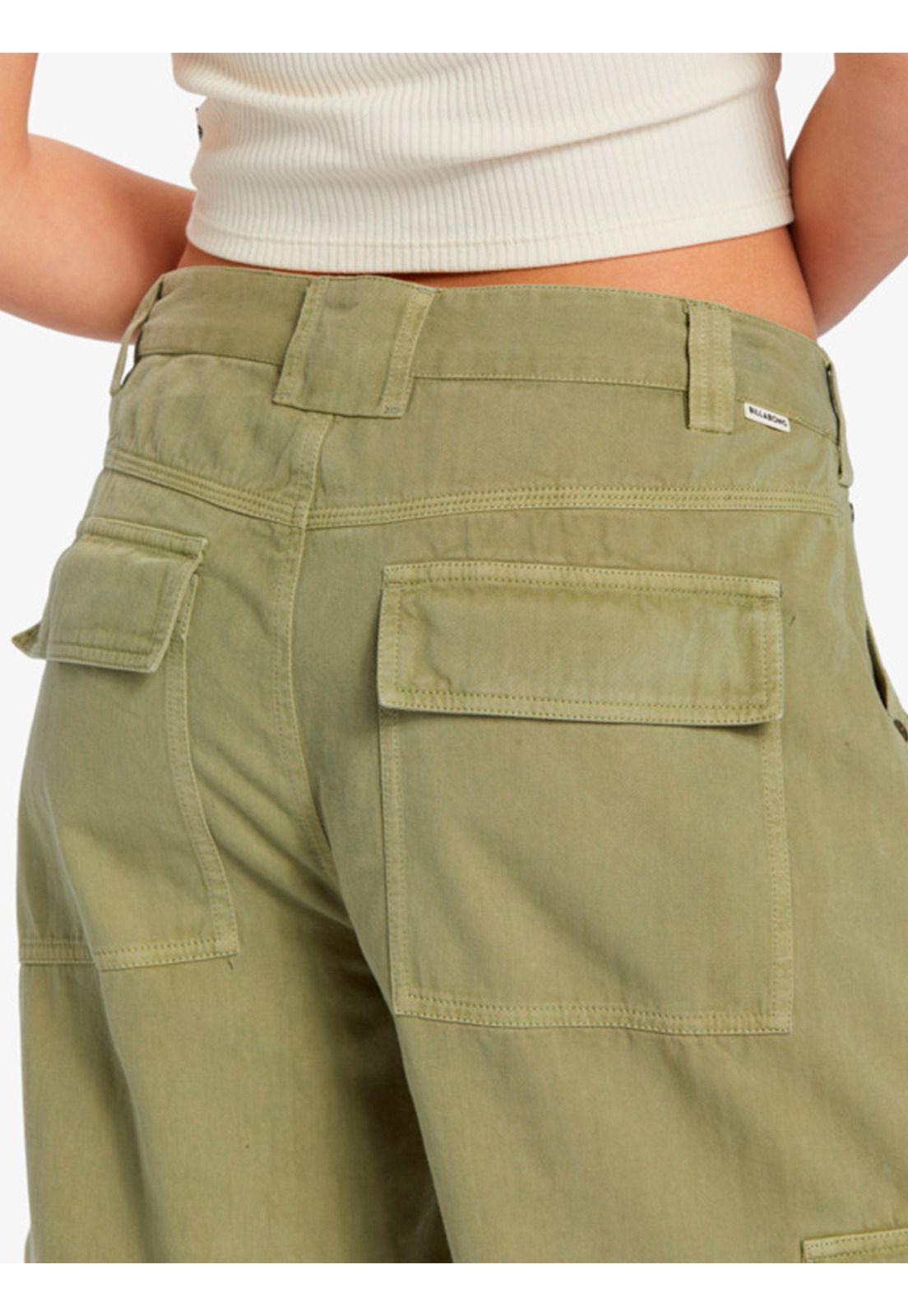 Pantalón Cargo Mujer Walk Along Verde-4