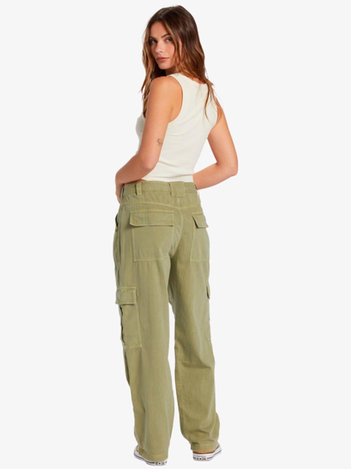 Pantalón Cargo Mujer Walk Along Verde-1